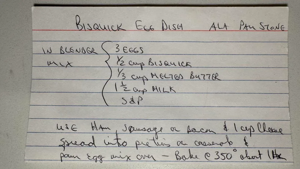Bisquick Egg Dish Recipe